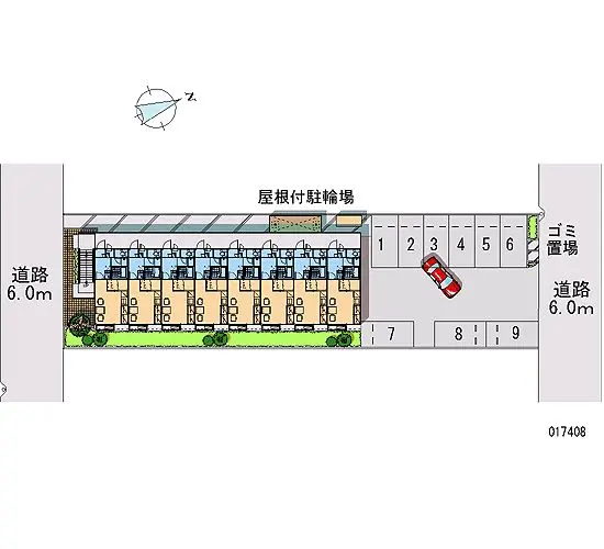 ★手数料０円★小牧市小牧原２丁目　月極駐車場（LP）